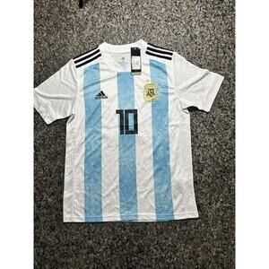 ADIDAS ARGENTINA LIONEL MESSI HOME SOCCER FUTBOL JERSEY 2018 MENS MEDIUM